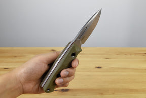 Benchmade 165-1 Mini Bushcrafter Fixed Blade (OD Green G10 Handle)