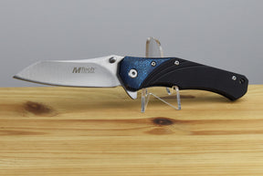MTech MT1103 Framelock Folding Blade (Blue/Black Handle)