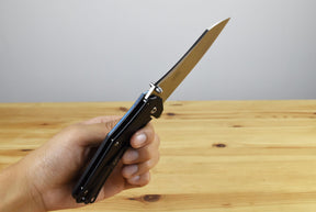 MTech MT1103 Framelock Folding Blade (Blue/Black Handle)