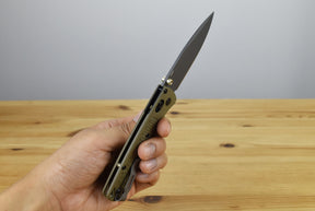 Benchmade 535GRY-1 Bugout Folding Knife (Ranger Green Grivory® Handle)