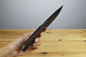 Artisan Cutlery 1852G-BBO Satyr (Bronze Titanium) Folding Knife