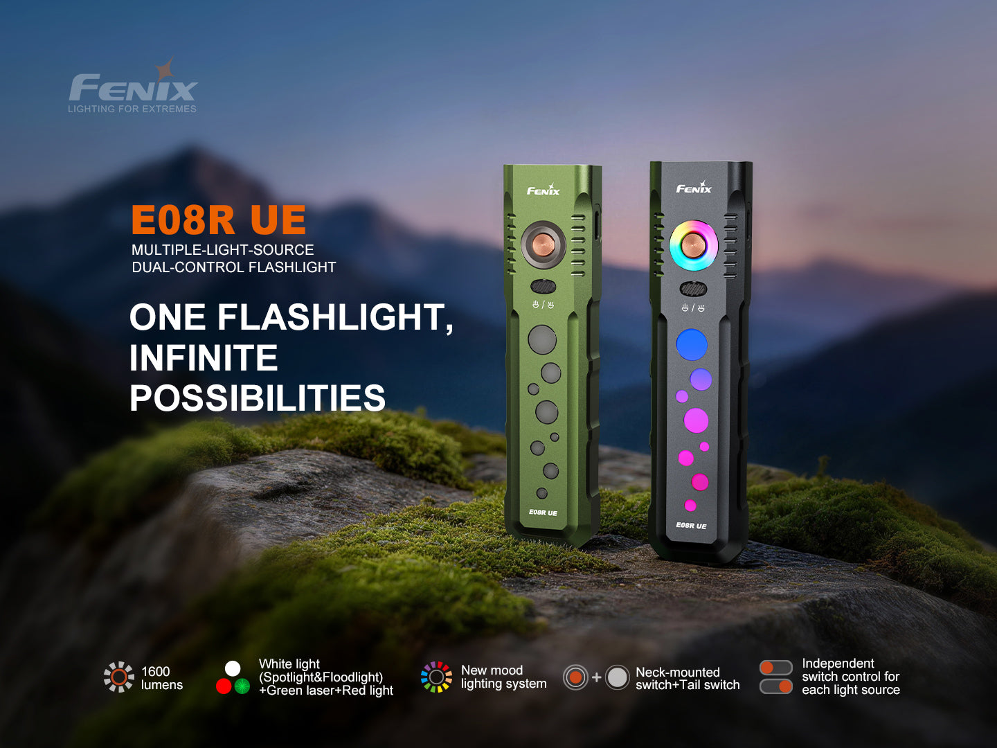 Fenix E08R UE detail 1