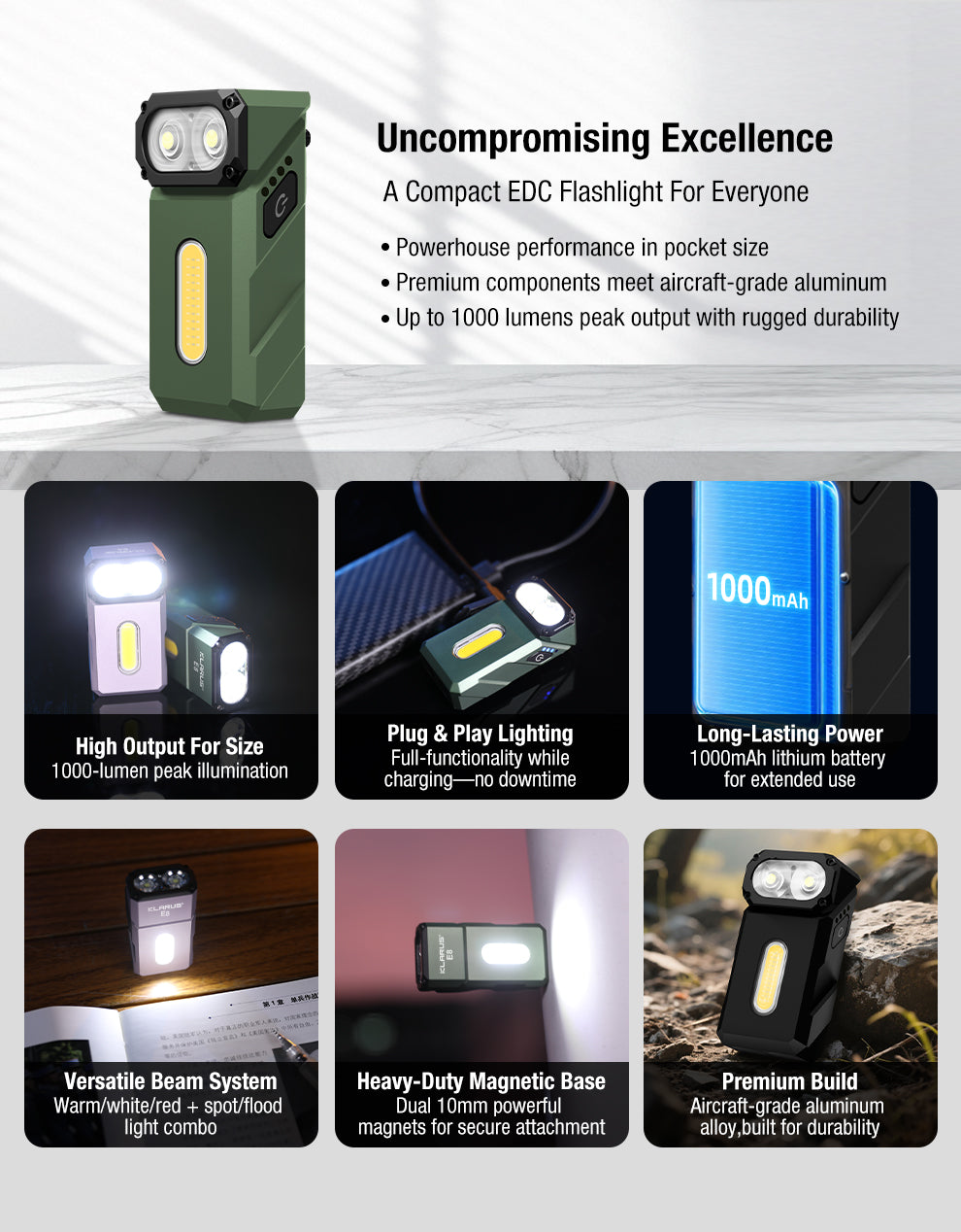 Klarus E8 feature 2