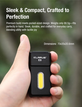 Klarus E8 feature 3