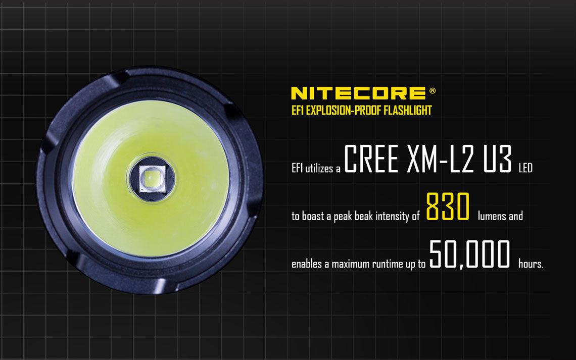Nitecore EF1 Explosion-Proof Flashlight (830 Lumens)
