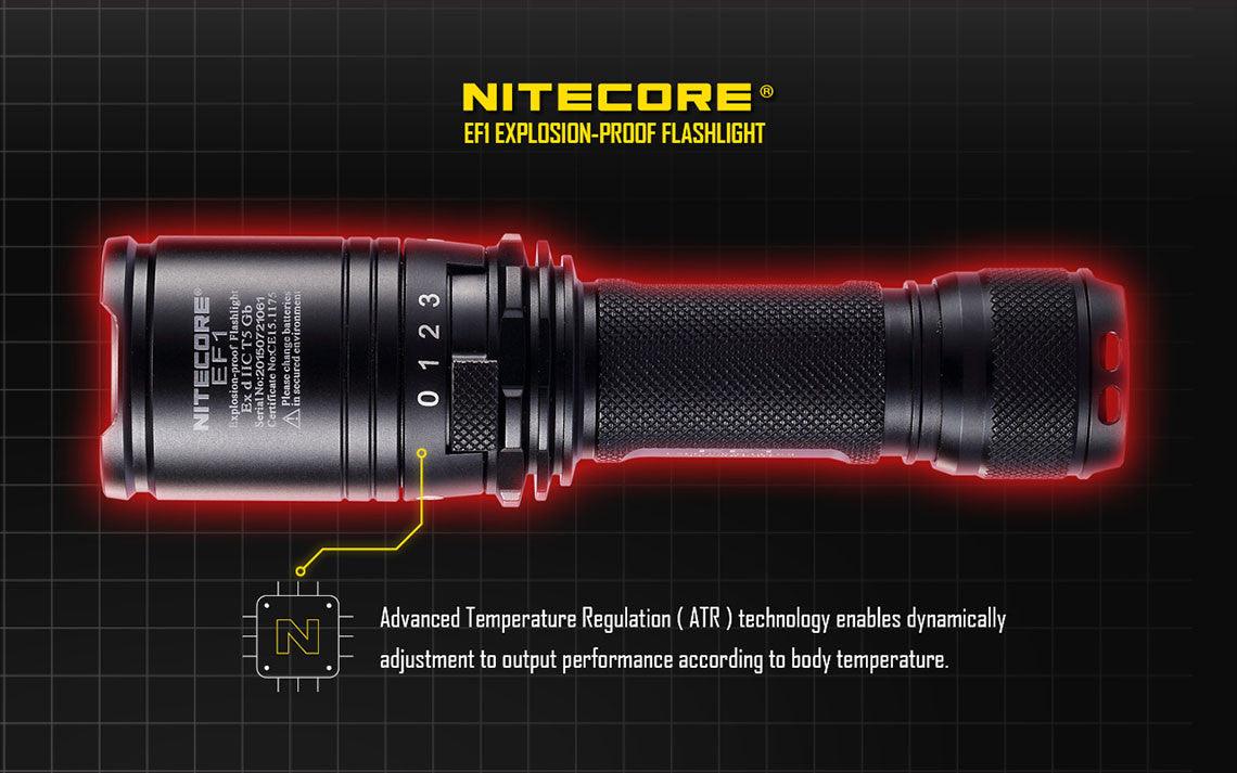 Nitecore EF1 Explosion-Proof Flashlight (830 Lumens)