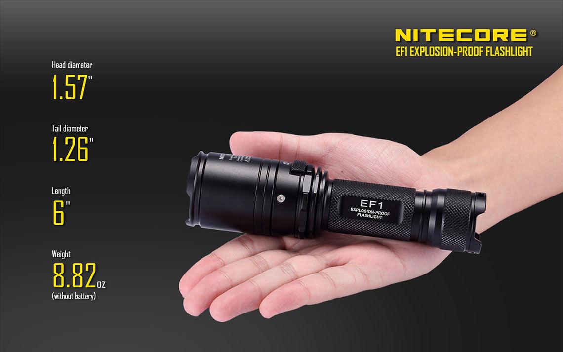 Nitecore EF1 Explosion-Proof Flashlight (830 Lumens)