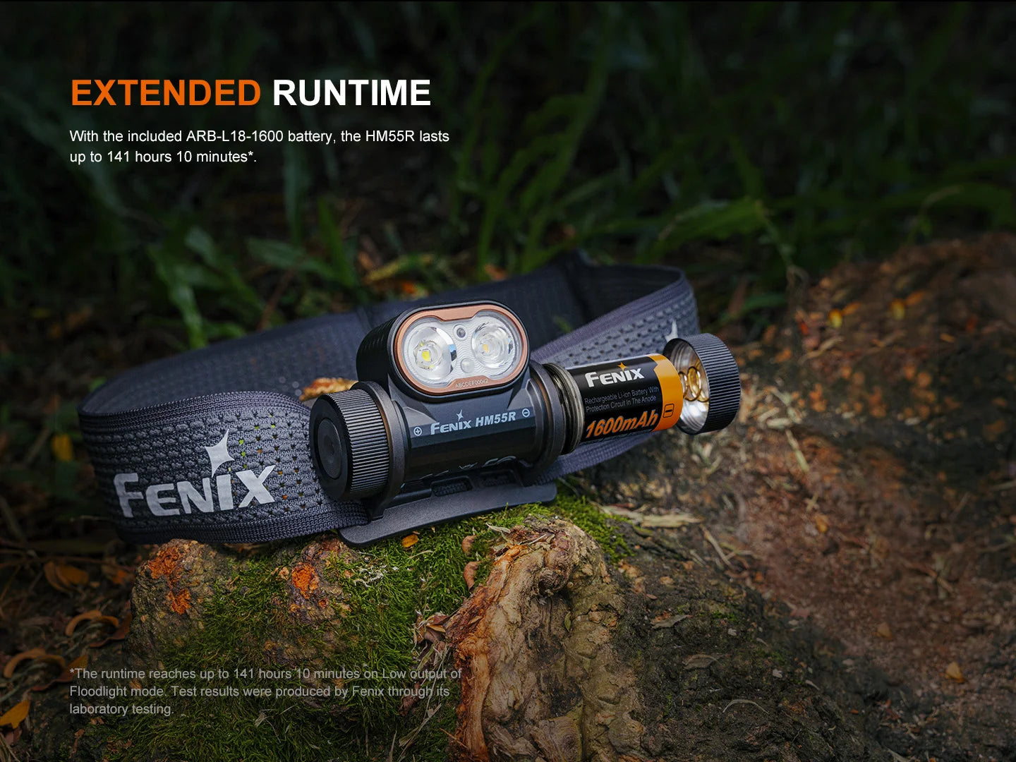 Fenix HM55R Rechargeable Headlamp (1200 Lumens) (3 Versions)