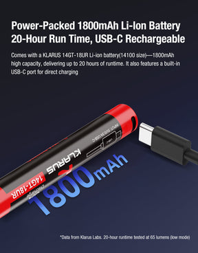 P2 Penlight with Type-C charging cable