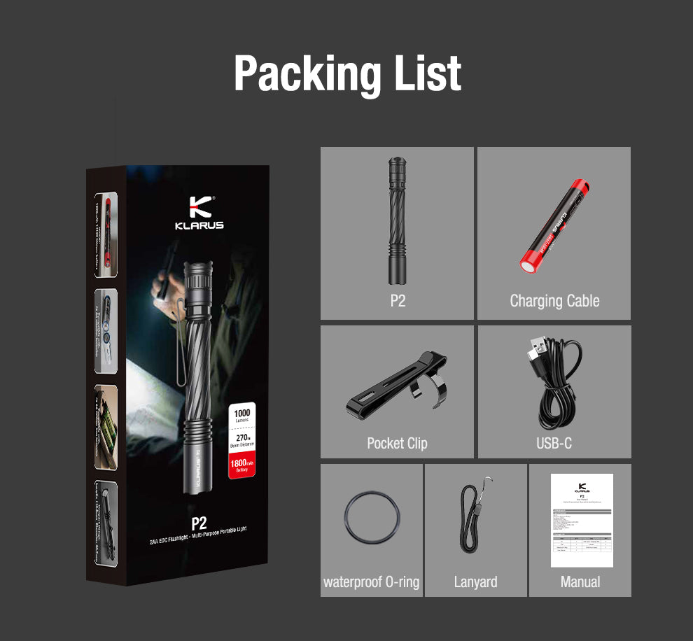 P2 Penlight compact design