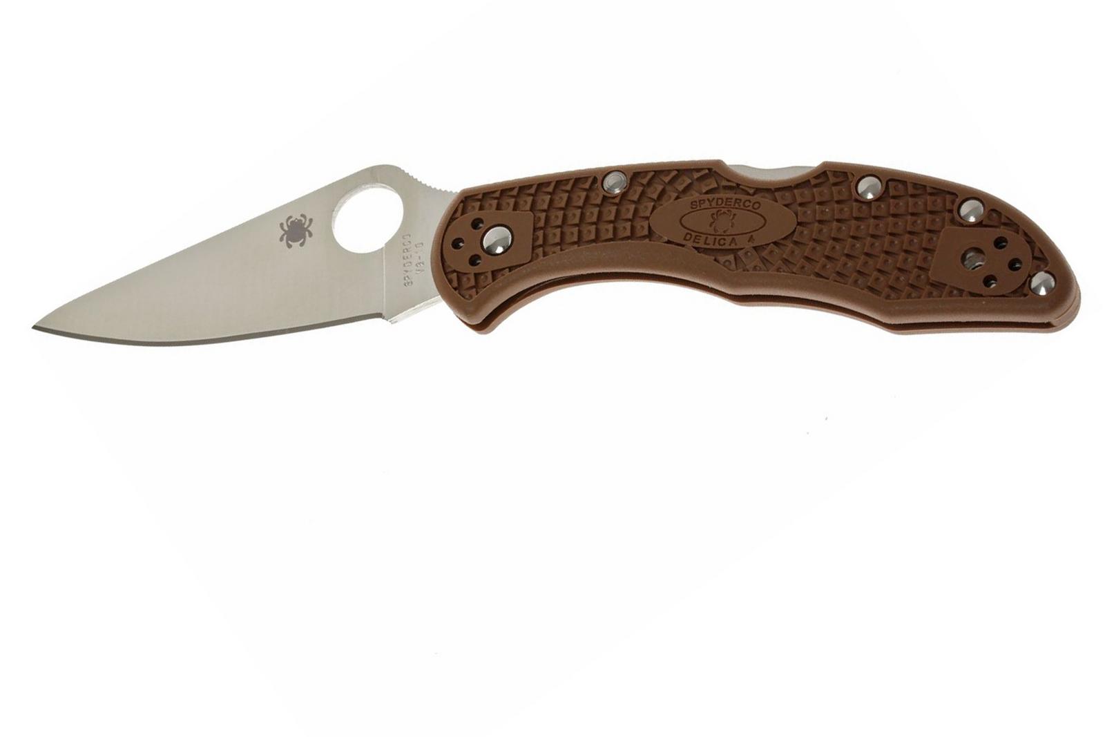 Spyderco C11FPBN Delica 4 Brown