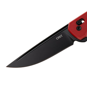 CRKT 7075R Q Compact Folding Knife (Red GRN Handle)