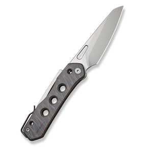 WE KNIFE WE21031-6 Vision R (Tiger Stripe Pattern Flamed Titanium Handle)