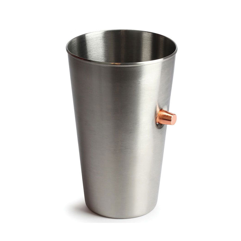 Caliber Gourmet Bullet Pint Glass Stainless