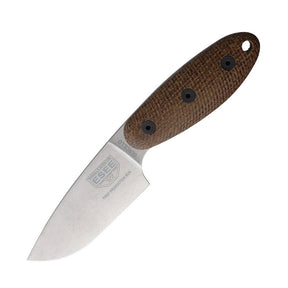 ESEE Sencillo MagnaCut Fixed Blade (Natural Burlap Micarta Handle)