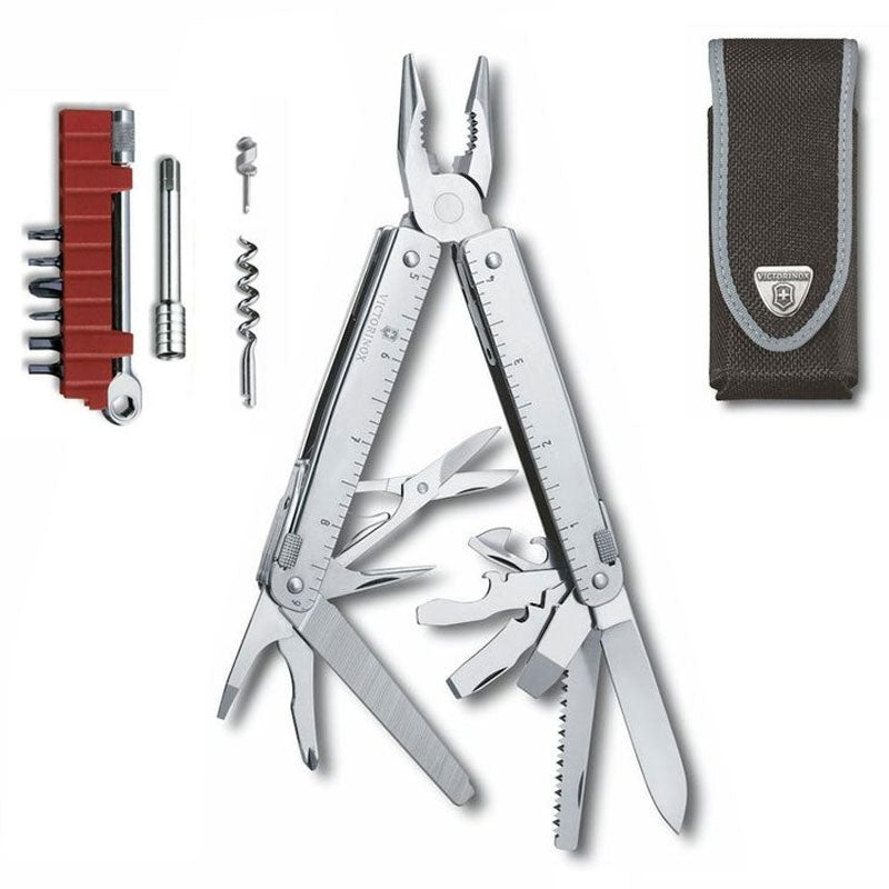 Victorinox SwissTool X Plus Ratchet Multitool Plier 3.0339.N (Nylon Pouch)