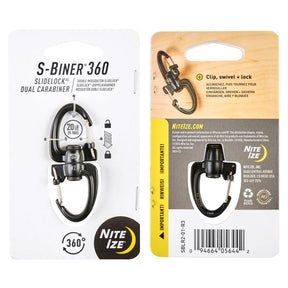 Nite Ize S-Biner 360 SlideLock Dual #2 Carabiner