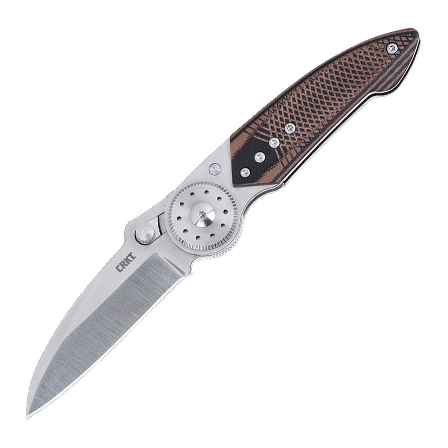 CRKT 4200 Walker Blade Lock (Satin/Brown G10 Handle)