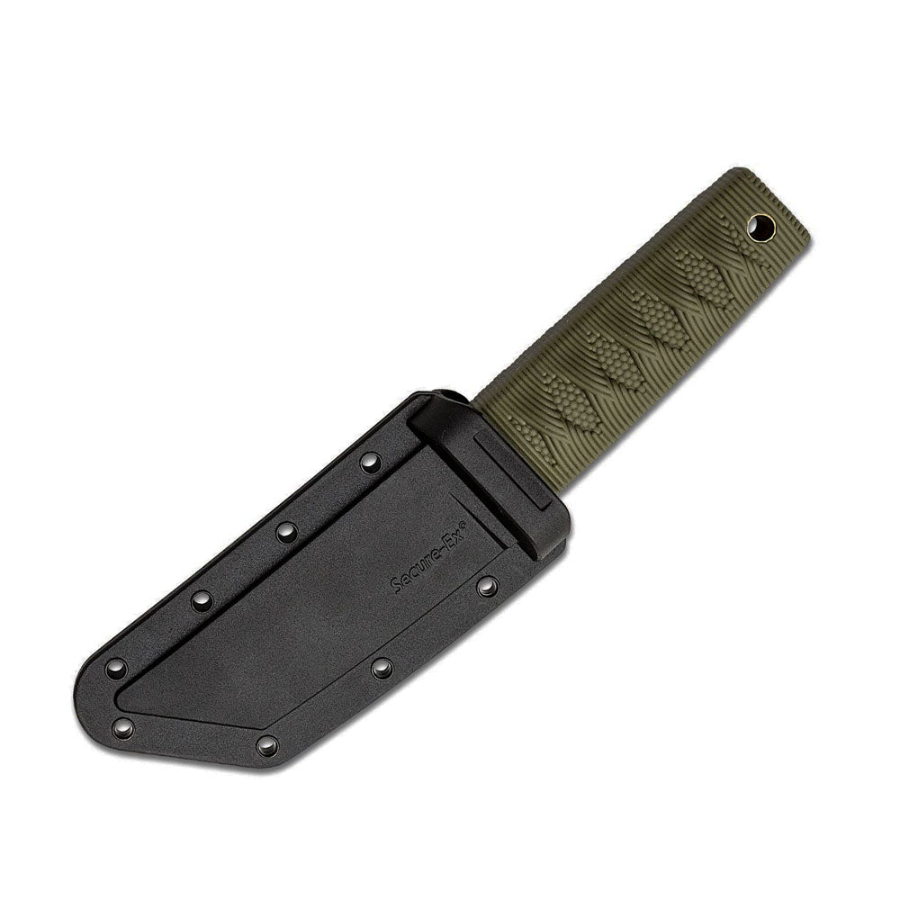 Cold Steel Kyoto I Tanto Black Fixed Blade (OD Green Handle)