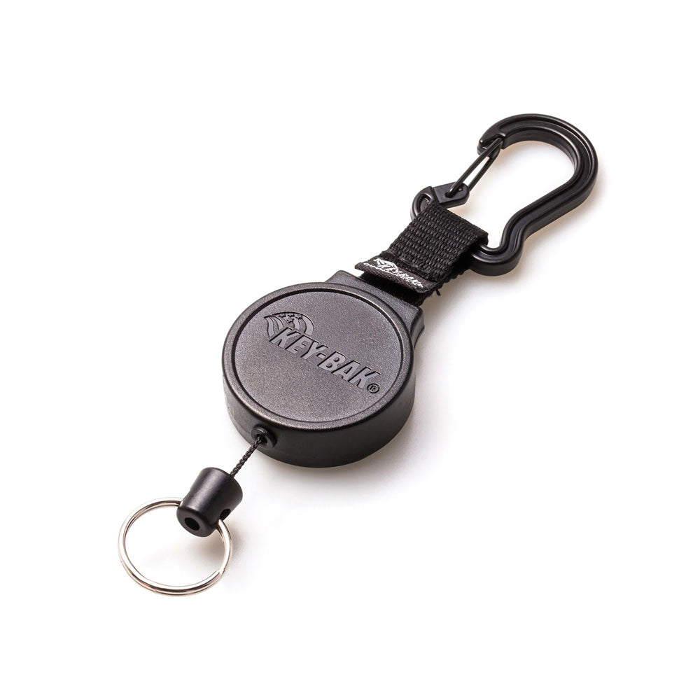 KEY-BAK MID6 Heavy Duty Retractable Keychain (With Carabiner)