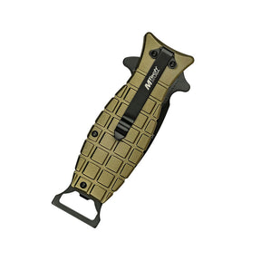 MTech MTA588 Grenade Linerlock Assisted Folding Blade (Green Handle)