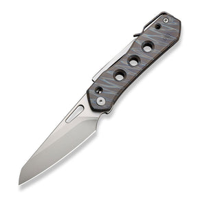 WE KNIFE WE21031-6 Vision R (Tiger Stripe Pattern Flamed Titanium Handle)