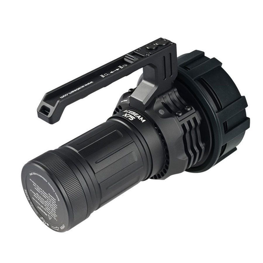 Acebeam X75 Searchlight Flashlight (80000 Lumens) (Black)
