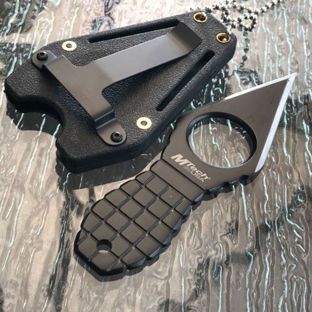 MTech MT588 Grenade Neck Knife (Black)