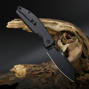 CJRB Ekko (Black PVD Steel) Folding Knife