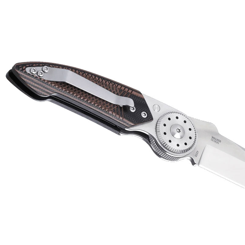 CRKT 4200 Walker Blade Lock (Satin/Brown G10 Handle)