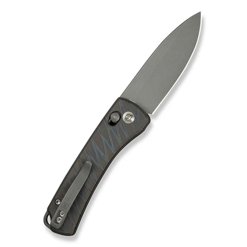 WE KNIFE WE22046-3 Nightblade (Tiger Stripe Titanium Handle)