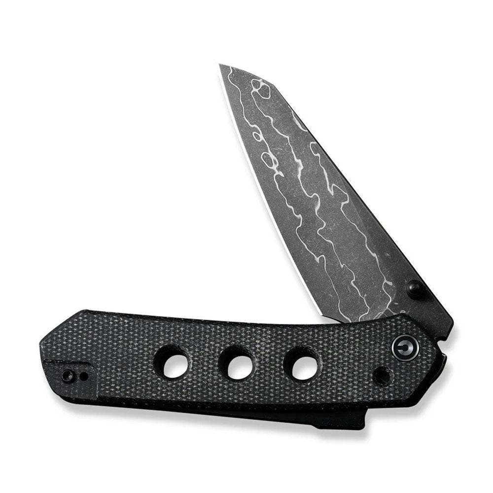 Civivi C22036-DS2 Vision FG Folding Knife (Black Micarta Handle)