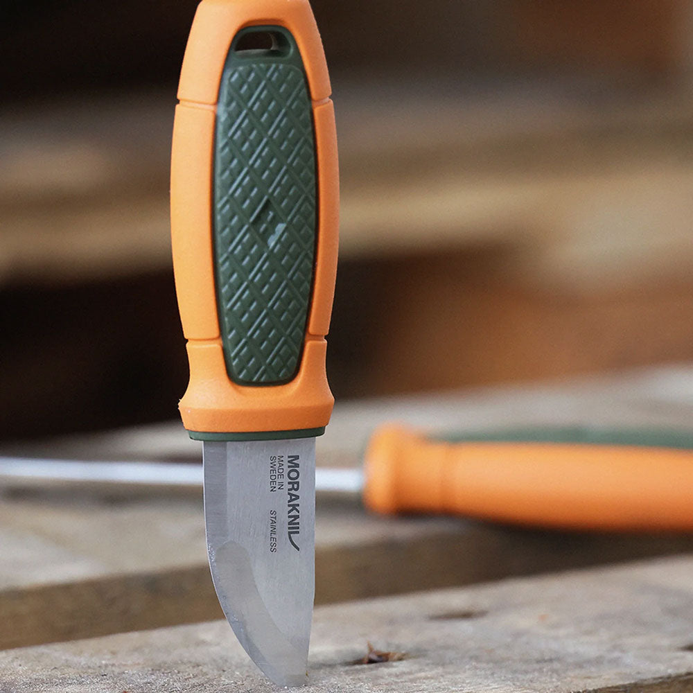 Morakniv Eldris (S) Outdoor Bushcraft Knife (Burnt Orange Olive Green)