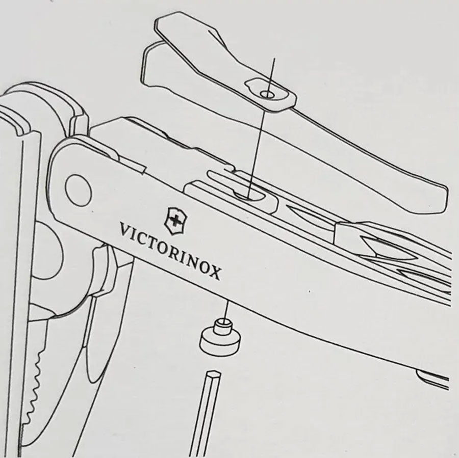 Victorinox Accessory SwissTool Spirit BS Clip (Black) 3.0240.3B1