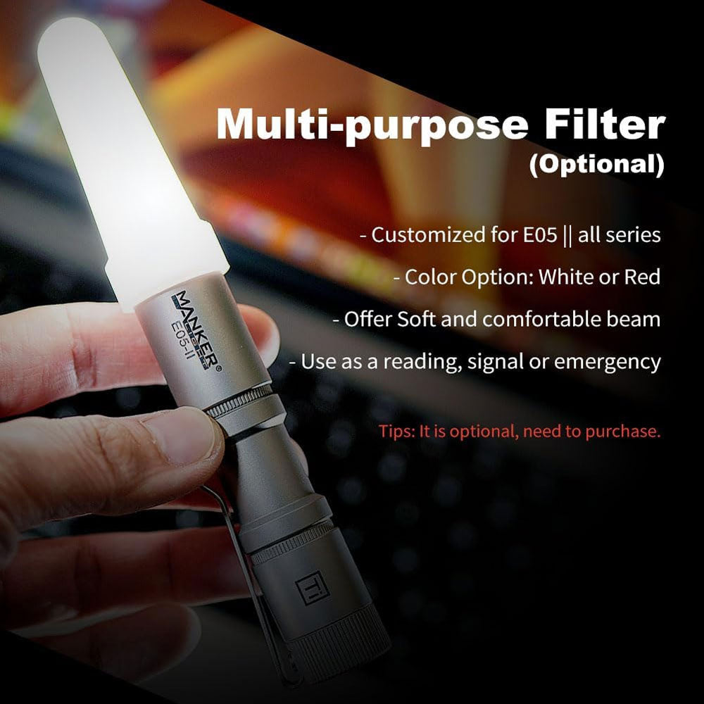 Manker Accessory Multipurpose Filter (White)