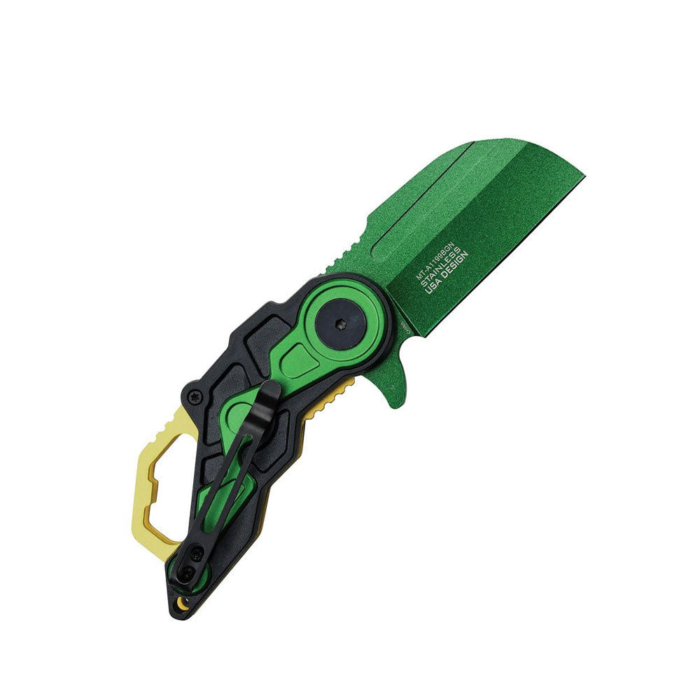 MTech MTA1199 Linerlock Assisted Folding Blade (Green)