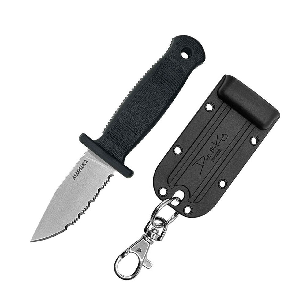 Demko Armiger 2 Fixed Blade (Clip Point Serrated)