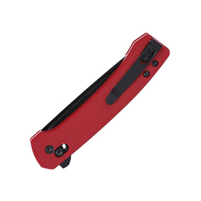CRKT 7075R Q Compact Folding Knife (Red GRN Handle)