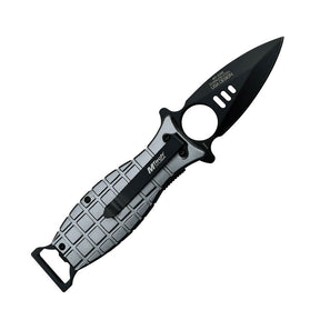 MTech MTA588 Grenade Linerlock Assisted Folding Blade (Gray Handle)