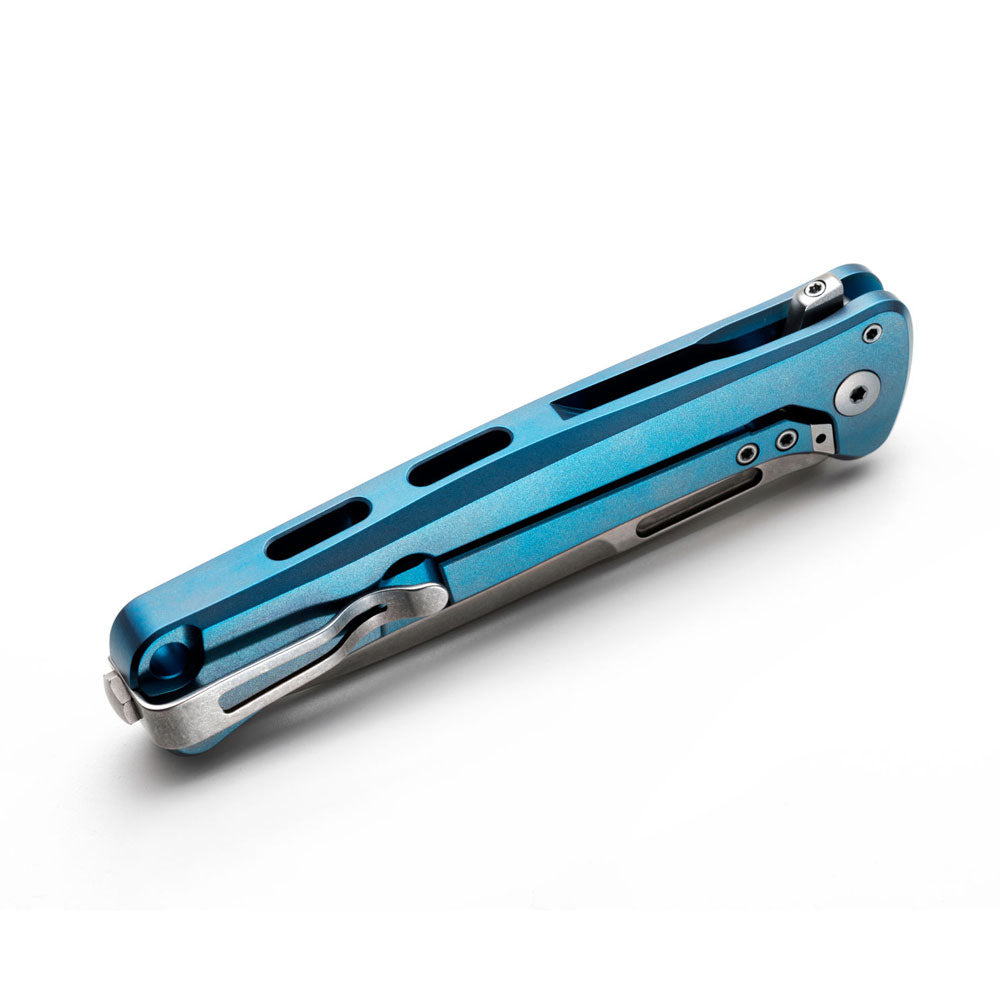 LionSteel Skinny (Blue Titanium Handle)