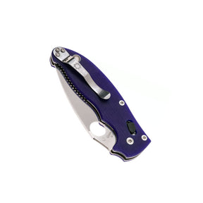 Spyderco C101GPDBL2 Manix 2 (Dark Blue G10 CPM S110V)