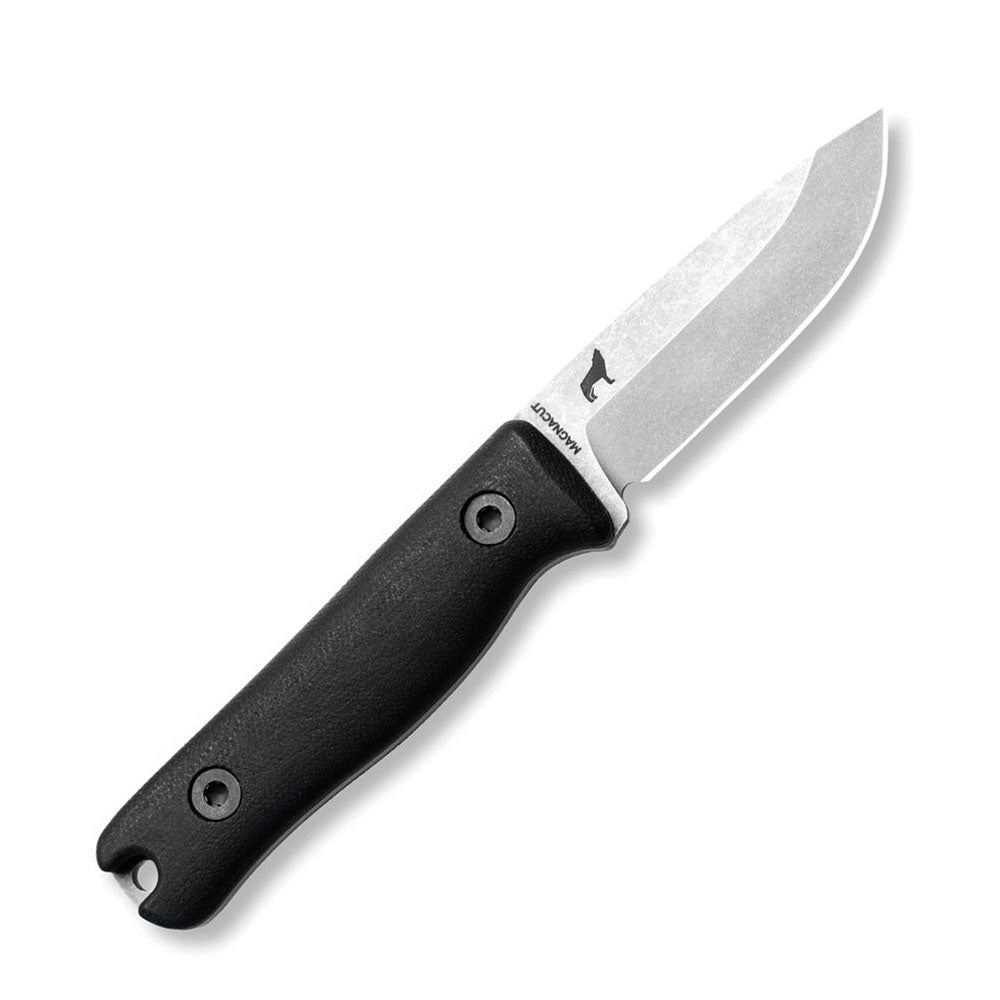 Reiff Knives F3 EDC Fixed Blade (Black Canvas Micarta Handle)