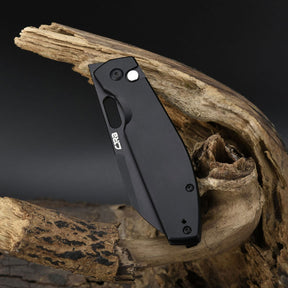 CJRB Ekko (Black PVD Steel) Folding Knife
