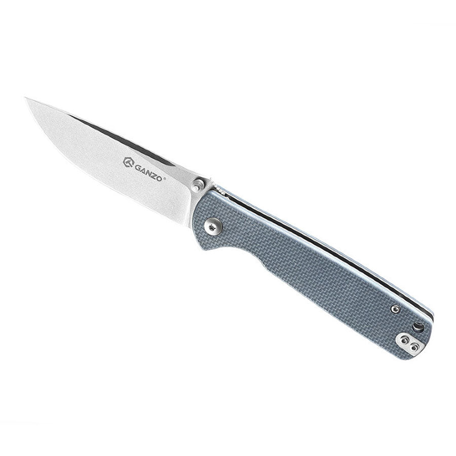 Ganzo G6805-GY Folding Blade (Grey G10 Handle)