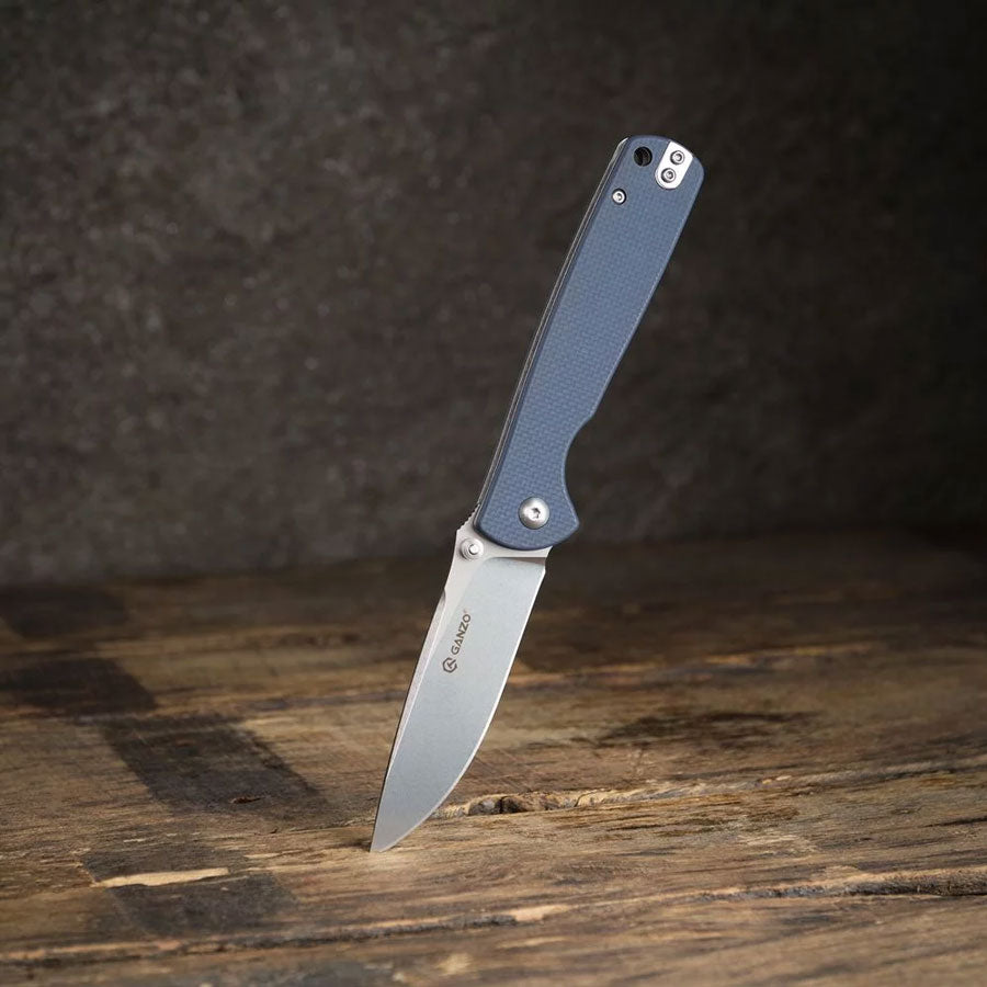 Ganzo G6805-GY Folding Blade (Grey G10 Handle)