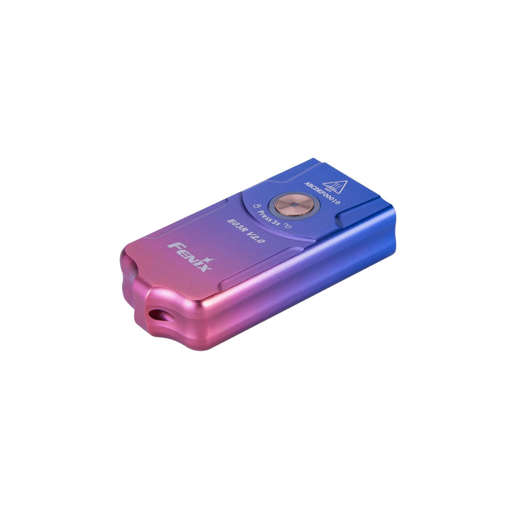 Fenix E03R V2.0 Limited Festive Edition Rechargeable Keychain Flashlight (500 Lumens) (2 Versions)