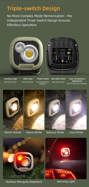 Klarus WL3 rechargeable lantern long battery life