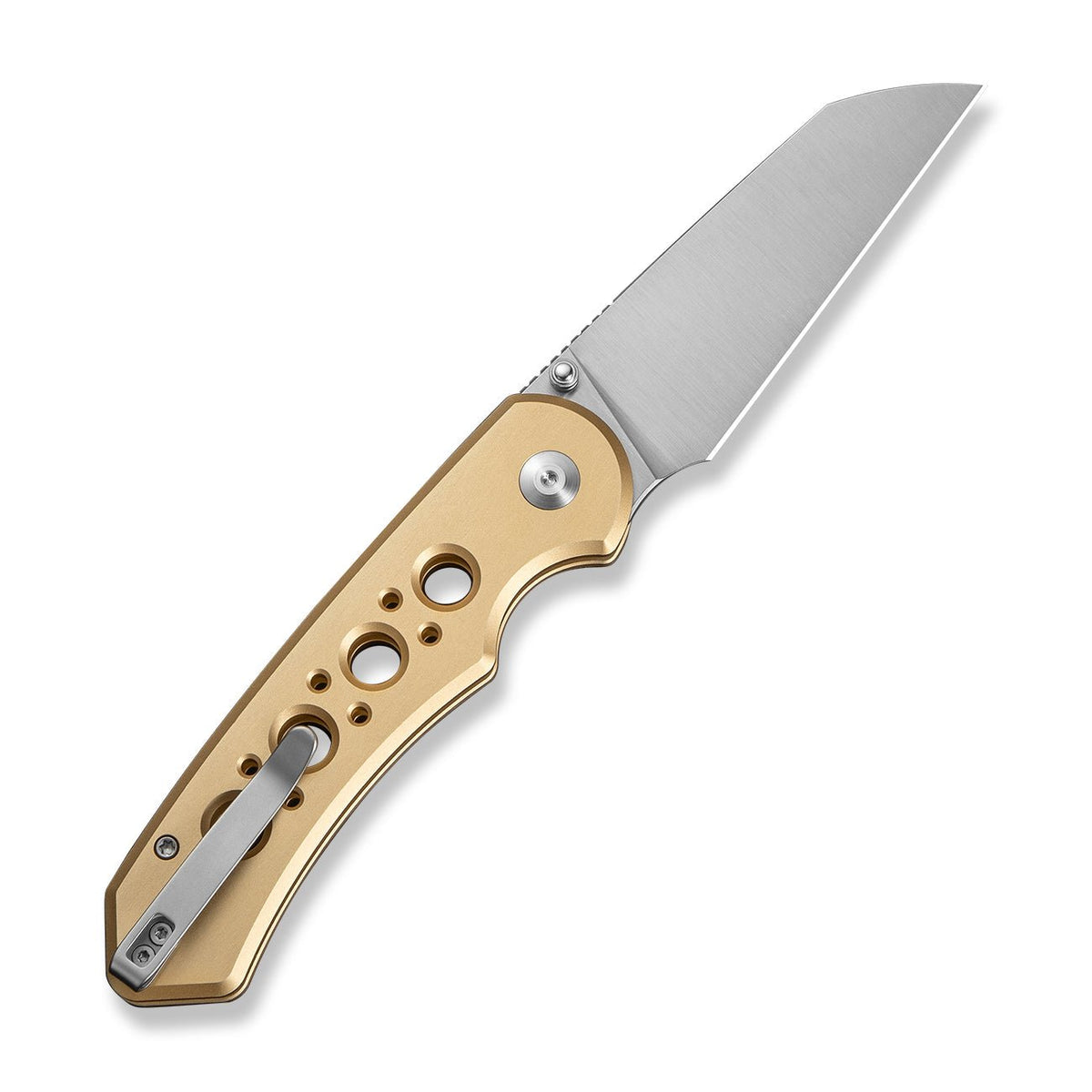 Civivi C24067-3 Pragma Prime Folding Knife (Champagne Milled Aluminum Handle)