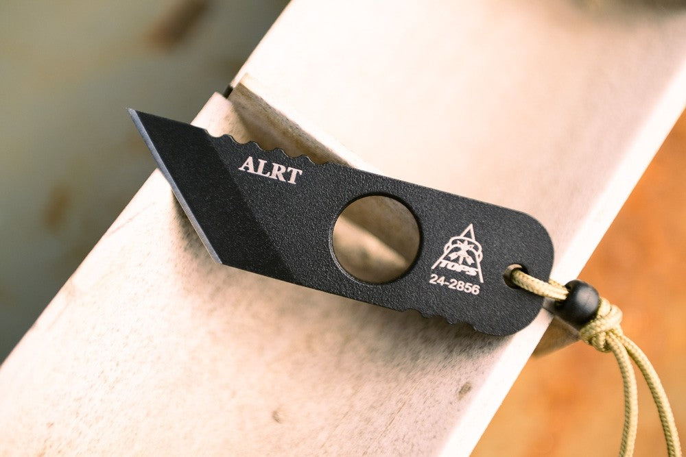 TOPS ALRT fixed blade neck knife