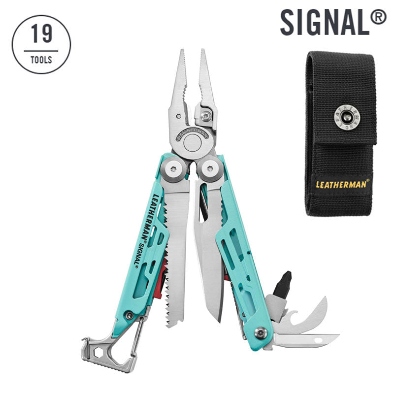 Leatherman Signal Multitool (Aqua/Silver)